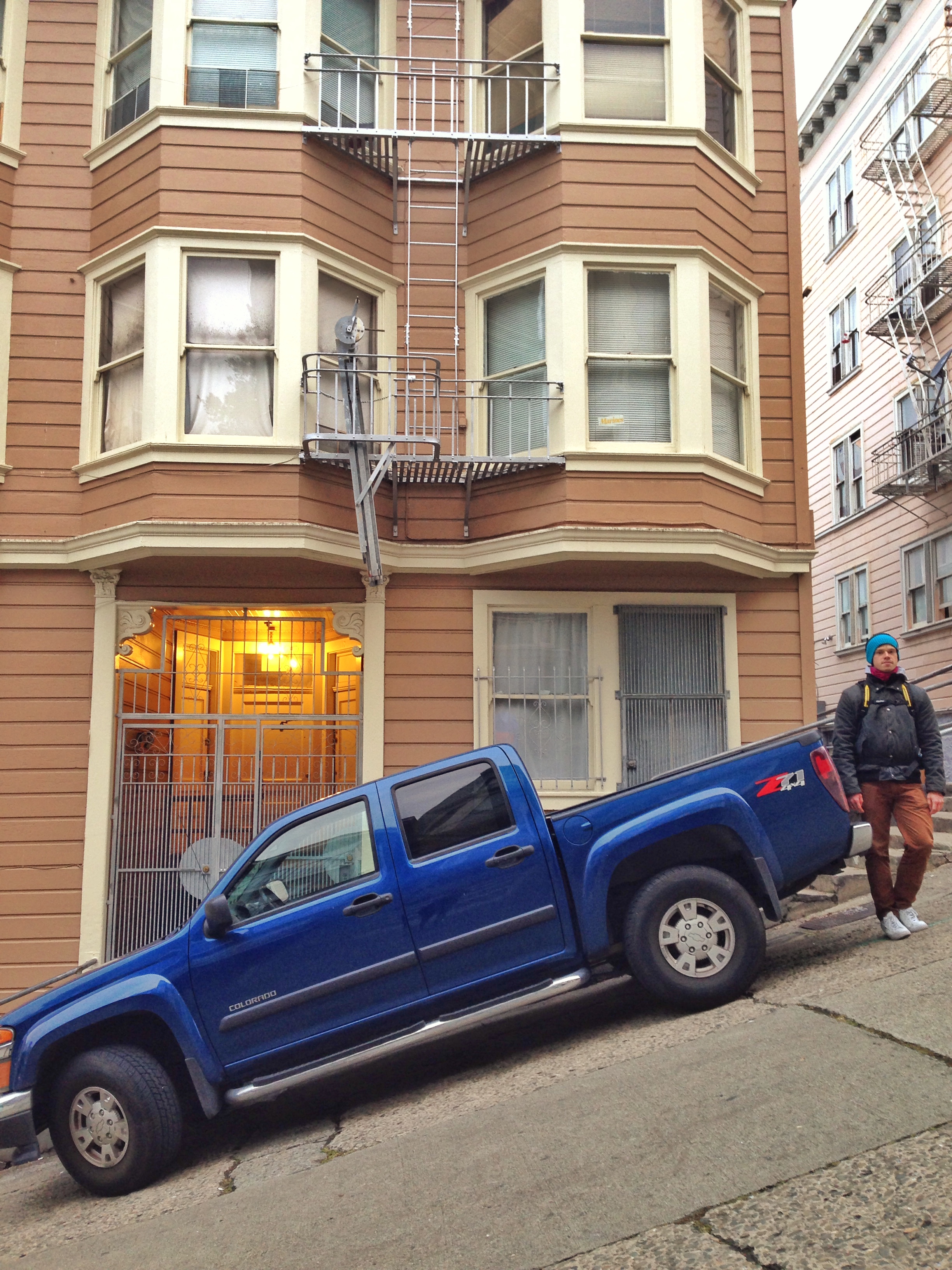 Road to Coit tower